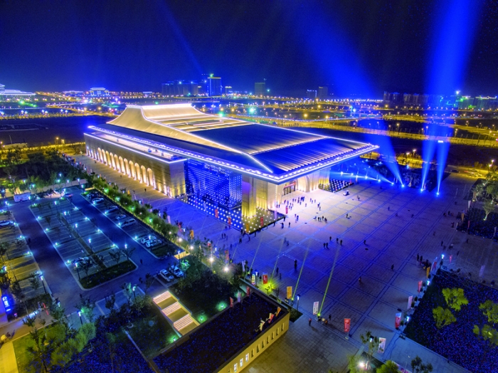 延安大劇院夜景